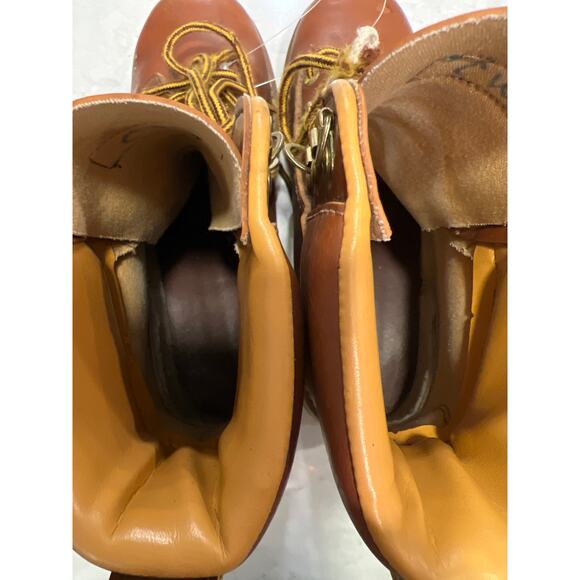 Cabela\'s Men\'s Leather Felt Bottom‎ Fishing Wading Lace Up Boots Size 11 Brown main image 6
